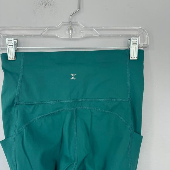 Xersion Quick-Dri Spandex Blend Capri Leggings Size Small w/ Pockets Wide Band - Picture 5 of 7